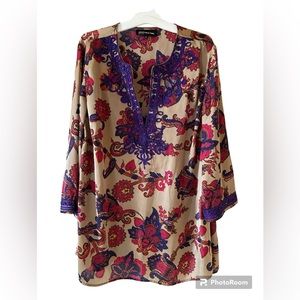 Jones New York Colorful Jewel Toned Blouse, 1X